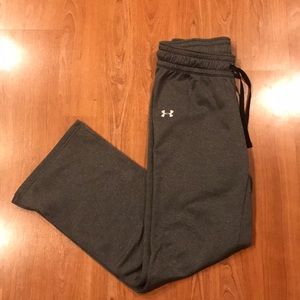 Gray fleece sweatpants